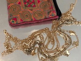 Lot bracelets doré