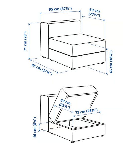 Ikea Sofas: Neuwertiges JÄTTEBO Sofateil in Beige – Neu (gemäss Beschreibung) aus Lyss von dom_r2gd 2