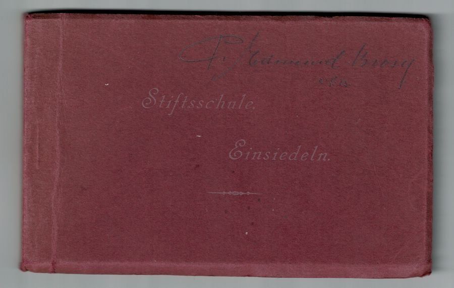 Ansichtskarten: Stiftsschule Einsiedeln, Heft mit 24 Bildkarten, Top-Zustand – Gebraucht aus Frauenfeld von POML