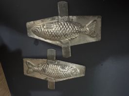 Ancien Moule chocolat 14cm schokoladenform poisson