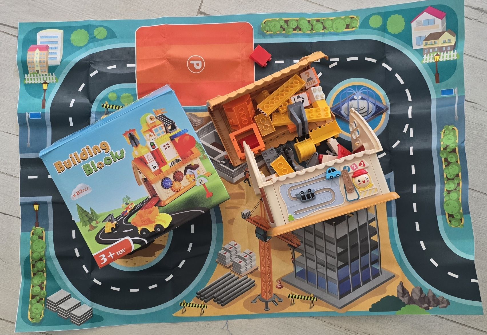 Kit di costruzioni: Grosse Bausteine, Haus inkl. Spielmatte – Usato da Döttingen venduto da Mar_ia25