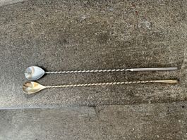  2 Barlöffel ,1 Jigger gebraucht
