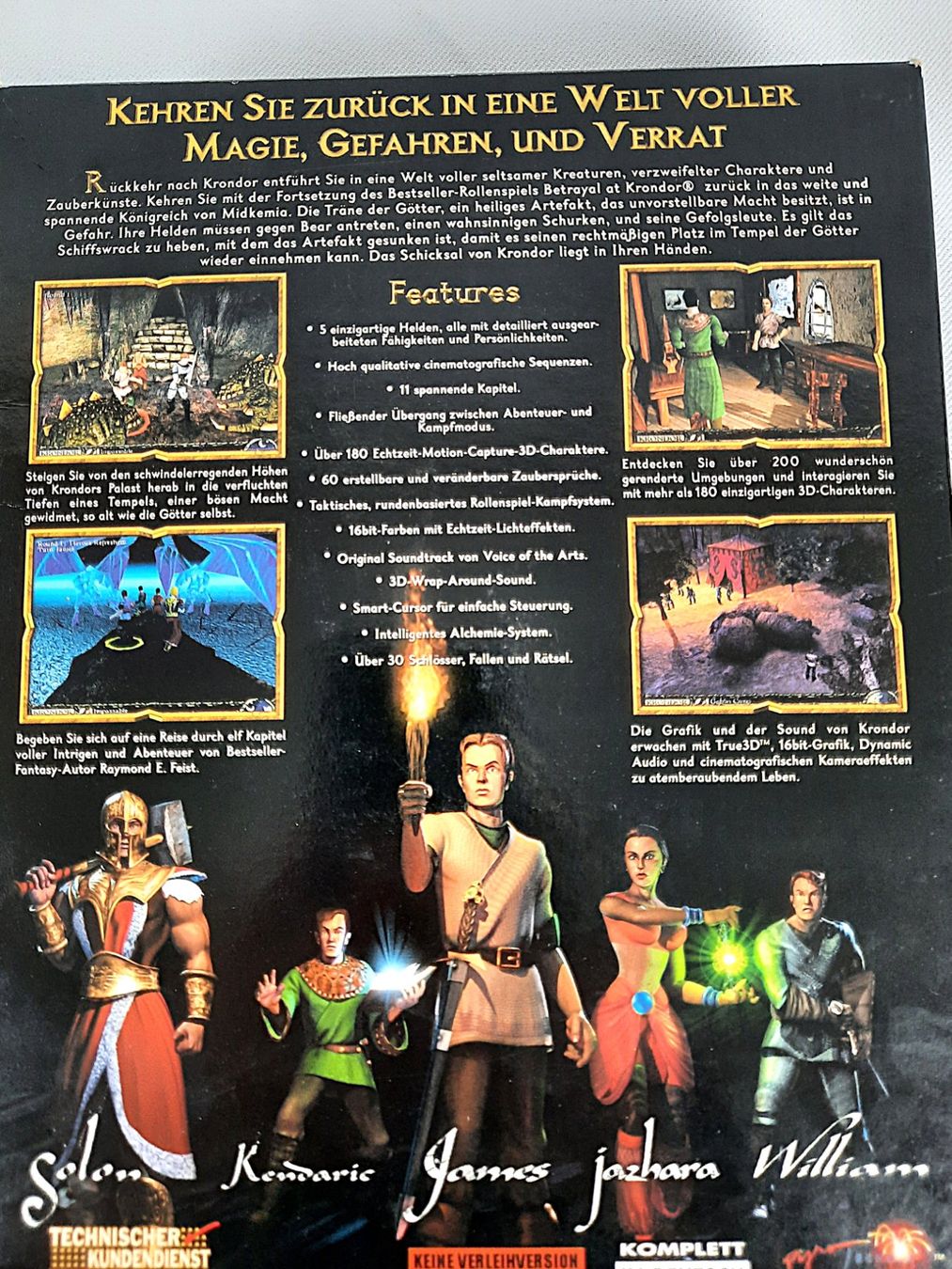 Jeux: SIERRA: "Rückkehr nach Krondor" – D'occasion à Beinwil am See par Restwert_Beinwil 1