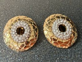 David Grau Vintage Ohrringe Clips Luxus Modeschmuck  
