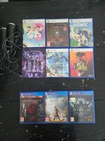 PS5 Spiele (x6 inkl. 2 Mikrofone) und PS4 Spiele (x3)