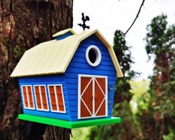 Vogelhaus Scheune  originelles Vogelhäuschen 