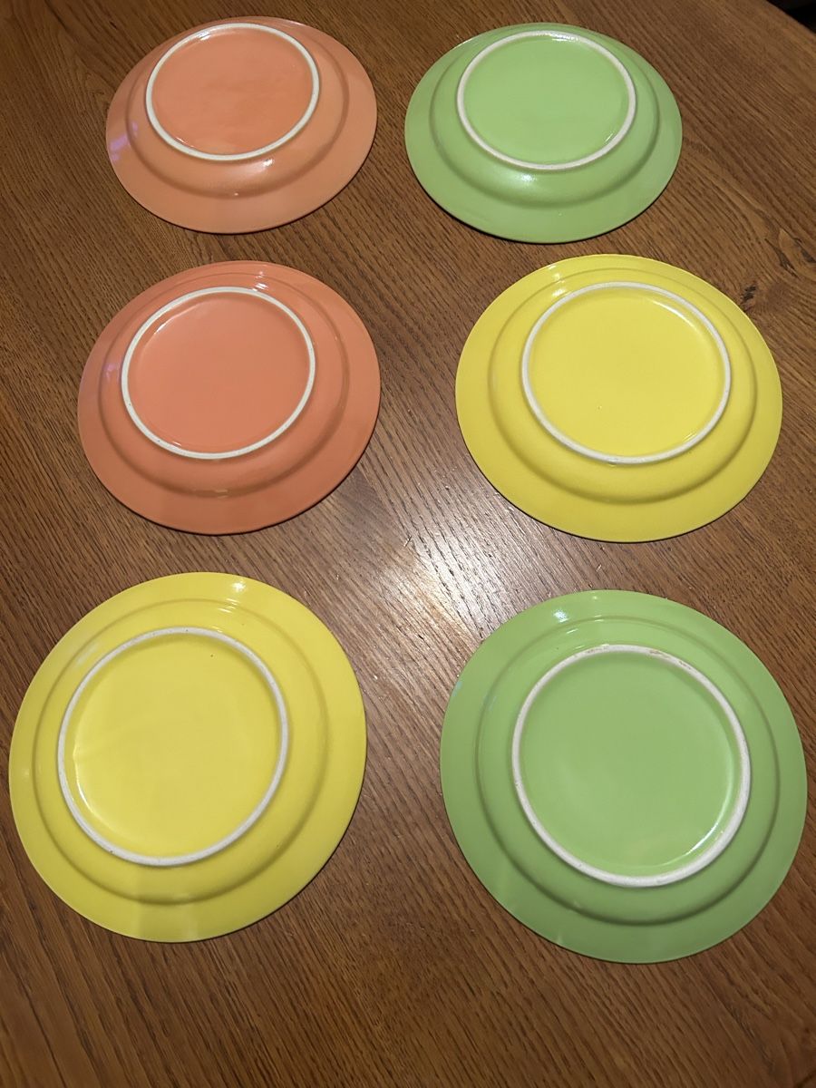 Piatti: 1lot de 6 petites assiettes – Usato da Montsevelier venduto da Batson 1