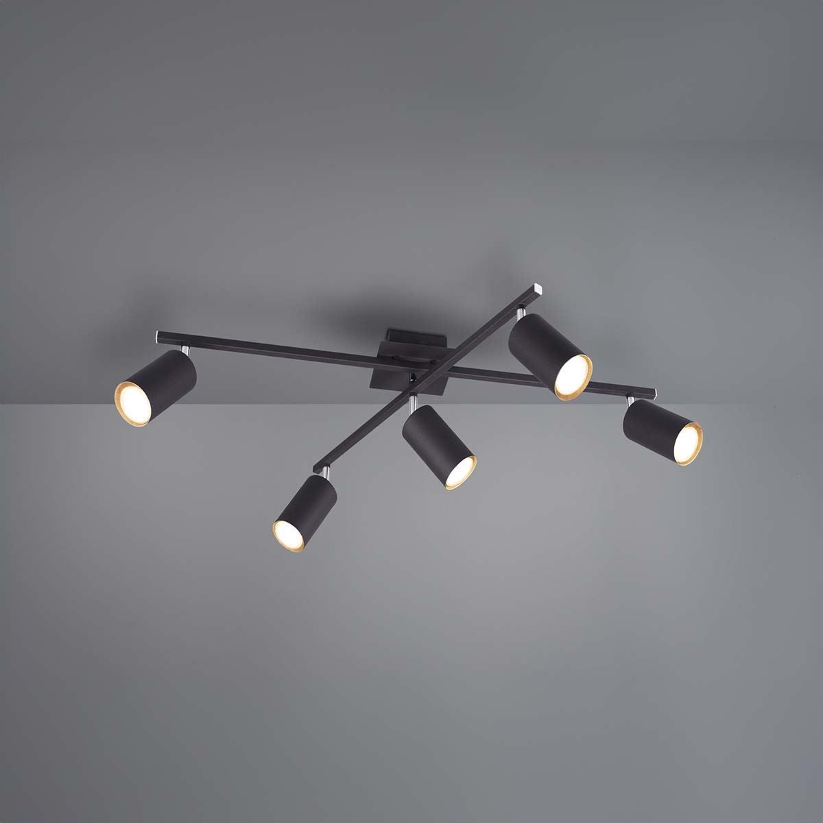 Kronleuchter & Deckenlampen: Deckenleuchte, Schwarz, 77 cm x 57 cm – Neu (gemäss Beschreibung) aus Kreuzlingen von Smart-Light