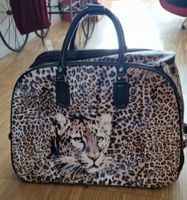 exklusive Reisetasche mit Leopardenmuster