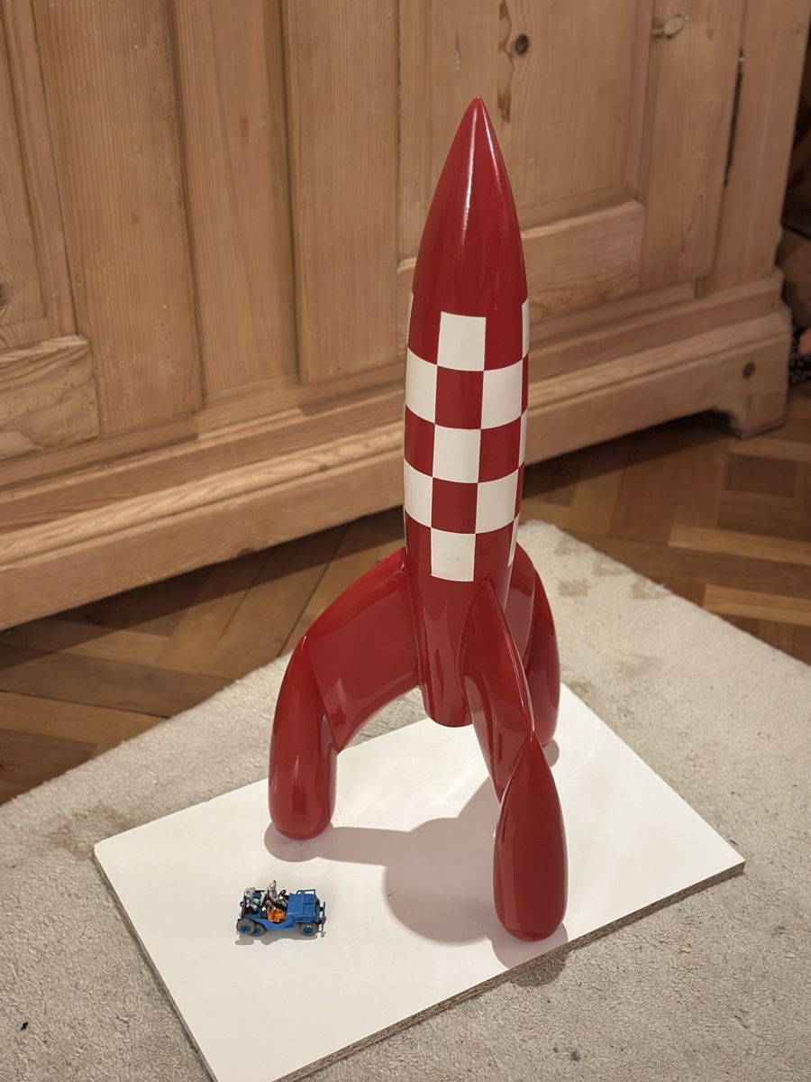 Statuette: Tim und Struppi Rakete Tintin – Usato da Adliswil venduto da bevel67