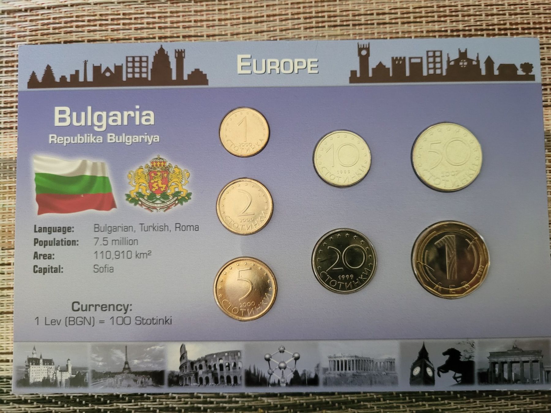 Tutti le monete: Bulgarien Münzset – Usato da Suhr venduto da Fritz28