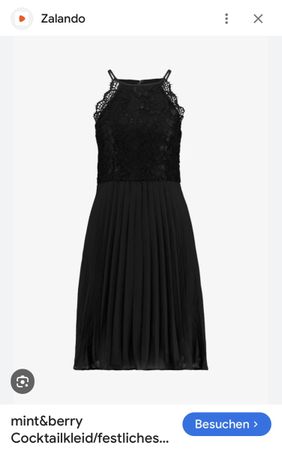 Kleid, Cocktailkleid - Ballkleid mit Spitze, Grösse 38 Neu