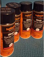 Halfords Gloss Spray Paint, Blau, S3-080, Neu, 4 Stk.
