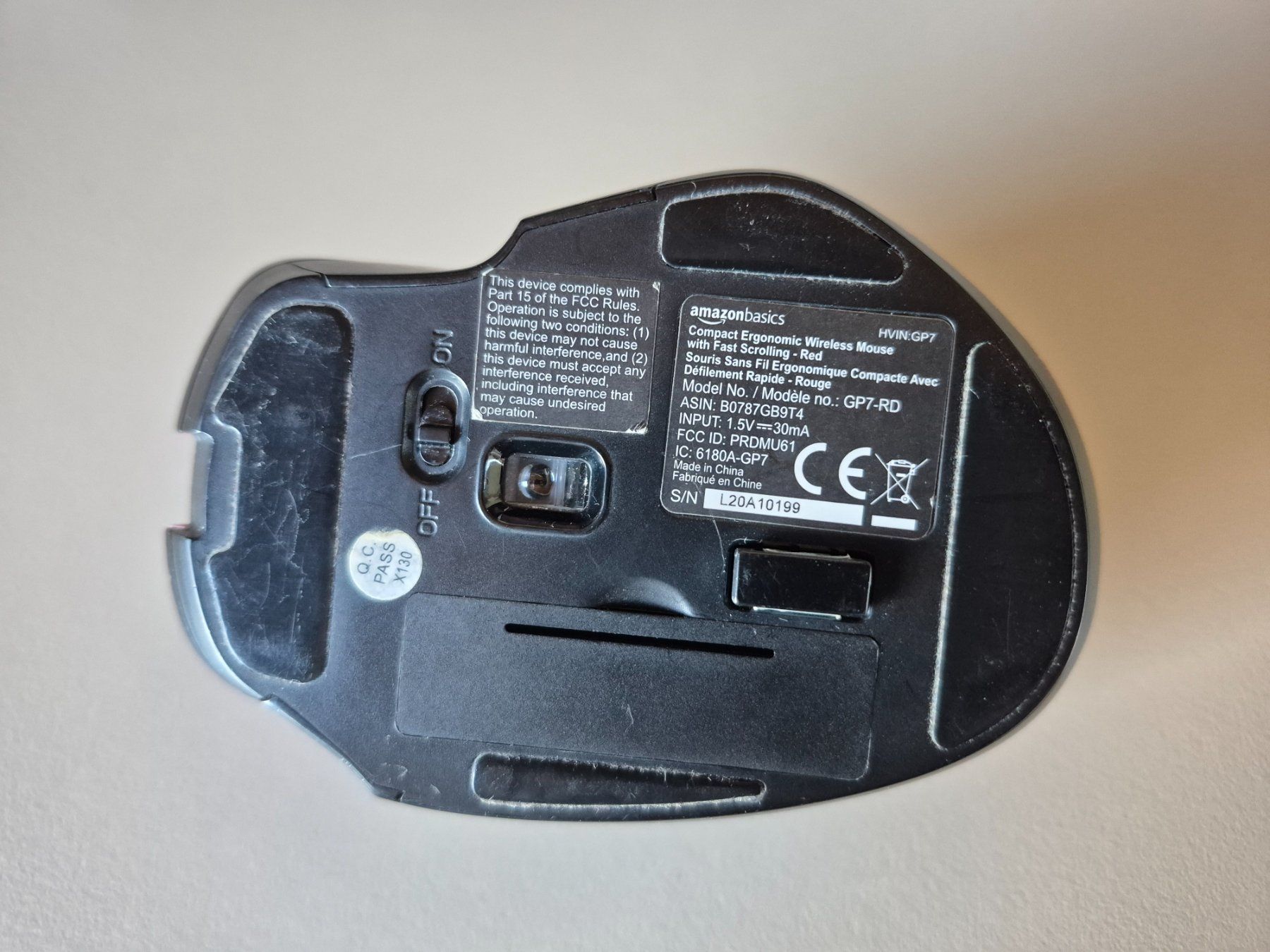 Souris: Red Amazon Basics Mouse – D'occasion à Winterthur par ale_7v5y 2