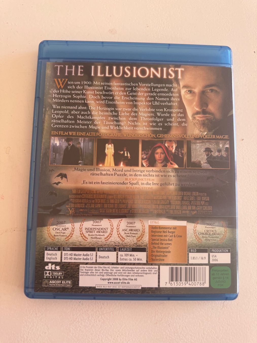 Alle DVDs: THE ILLUSIONIST. (BLU-RAY) – Gebraucht aus Basel von san_2qlq 1