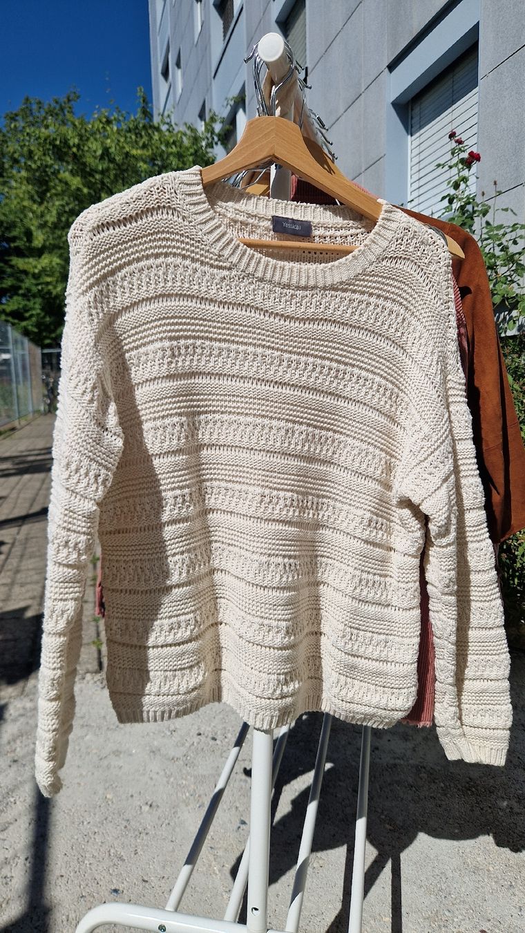 C&A Pulls & Sweat-shirts: weisser Strickpullover – D'occasion à Zürich par vanessa_A