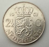 Münze 2 ½ Gulden Juliana Königin der Nederlanden