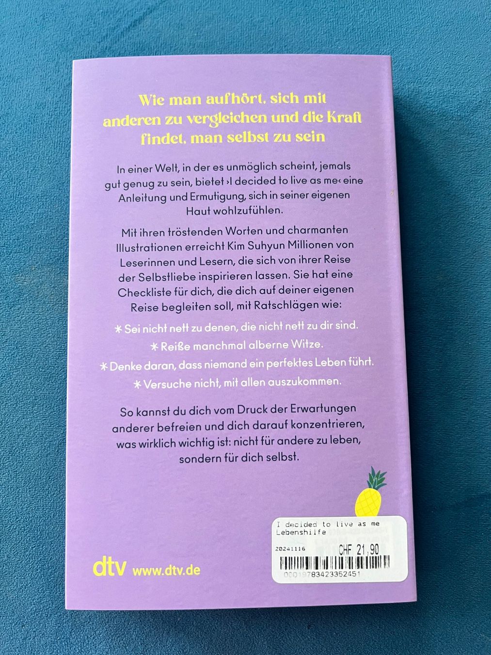 Libri: Buch - i decided to live as myself – Nuovo (secondo la descrizione) da Effretikon venduto da YaMn 1