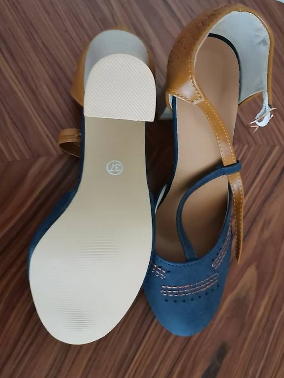 Scarpe da donna: Absatzschuhe braun-blau, Gr. 37 – Nuovo (secondo la descrizione) da Muri b. Bern venduto da Claudiahuegli 3