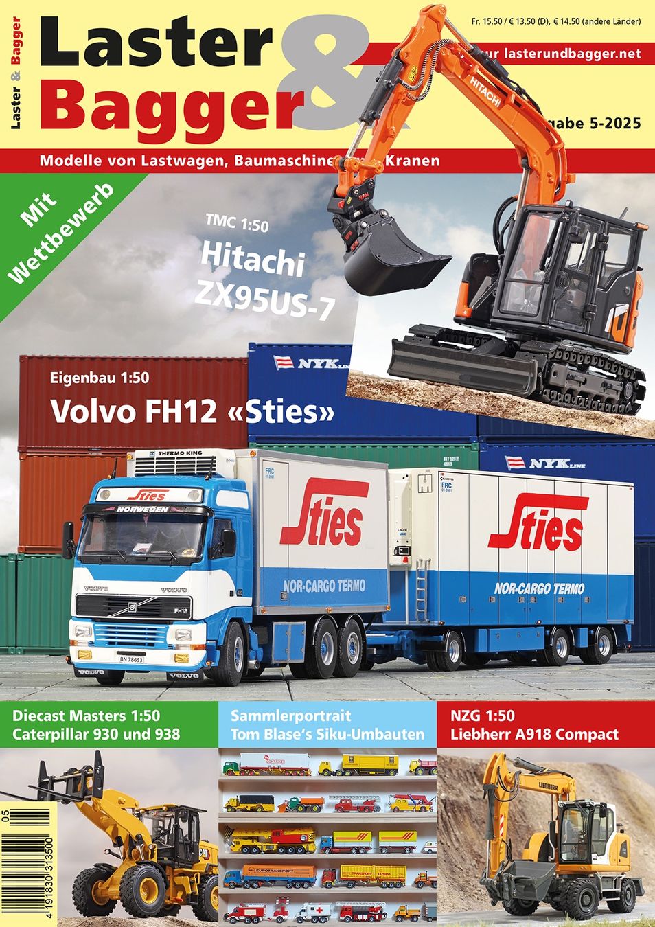 Zeitschriften & Magazine: Laster & Bagger 5-2025 – Neu und originalverpackt aus Urtenen-Schönbühl von BAGGERMODELLE