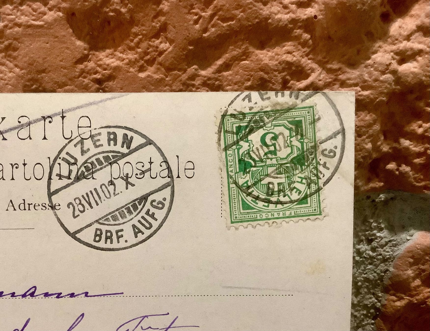 Cartoline postali: 1902 - LUZERN Gütsch & Pilatus – Usato da Root venduto da ENGLAND-TREASURES 3