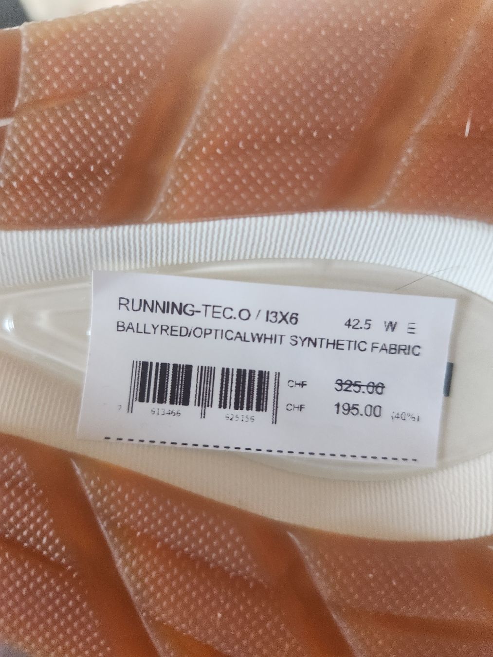 Bally Herrenschuhe: Bally Running-Tec.O Baskets Blanc Taille 42.5 Neuf  – Neu (gemäss Beschreibung) aus Niedergösgen von Eva2410 7