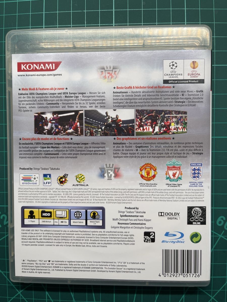 Sony Spiele: PES 2010 Pro Evolution Soccer PS3  – Gebraucht aus Killwangen von cherubim13 1