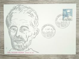 TR70 Enveloppe + Timbre Suisse 1967