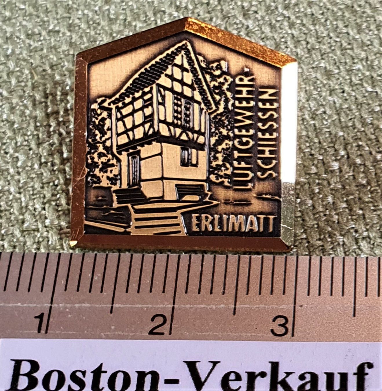Kit di modellismo & Modellini statici: E458 - Pin Luftgewehr Schiessen Erlimatt – Usato da Reinach BL venduto da Boston-Verkauf 1