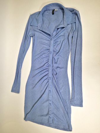 H&M Kleid hellblau XS