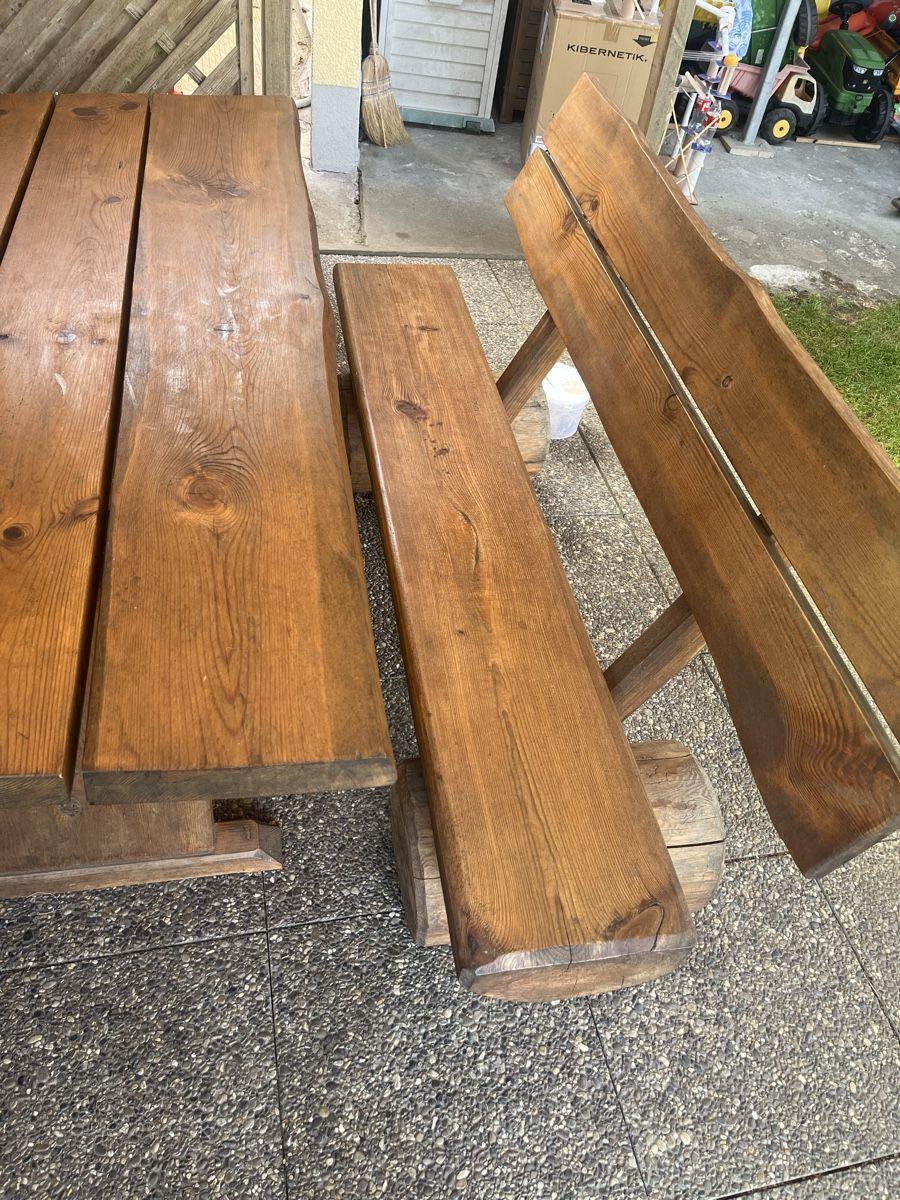 Set di tavolo e panche: Holztisch mit Bank – Usato da Leuzigen venduto da knuschpi86 3