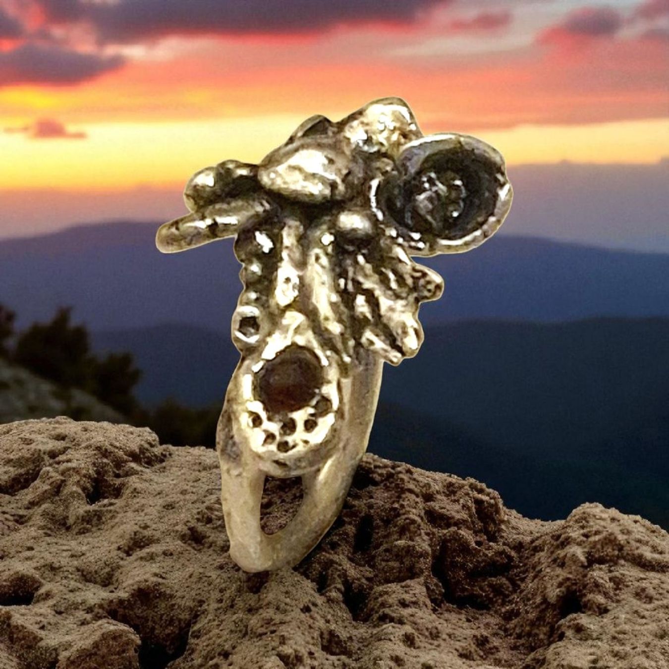Ringe: Fairystyle Ring Silber & Granat, Grösse 46,7 – Neu und originalverpackt aus Aarau von Schmuckhoehle_MD 6