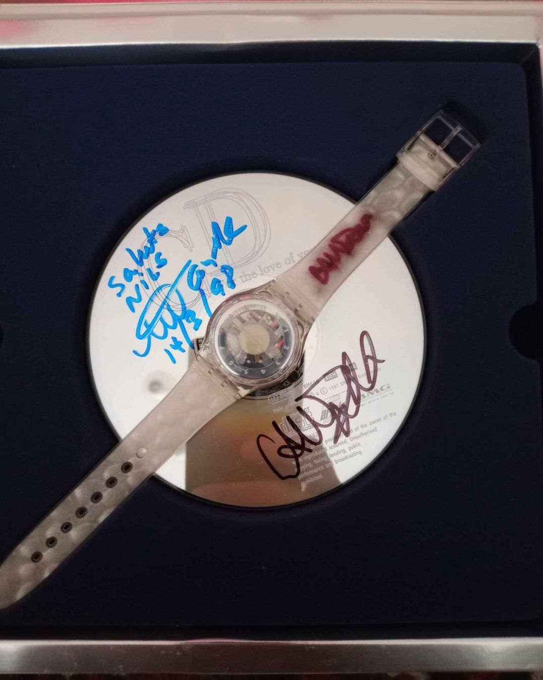 Swatch Orologi: Funky Stuff - Swatch Musicall box / dedicacée - ed. limitée – Usato da Le Locle venduto da borgespatricia 3