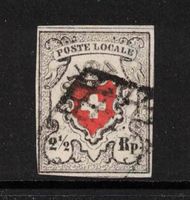 1850 POSTE LOCALE 14I ,Typ 39 mit Kreuzeinfassung, Befund