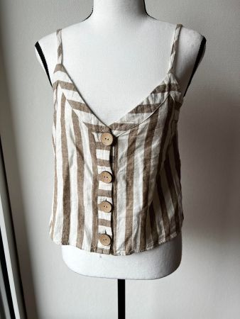 ⭐️52%Leinnen 48%Cotton Bluse Stradivarius ⭐️M
