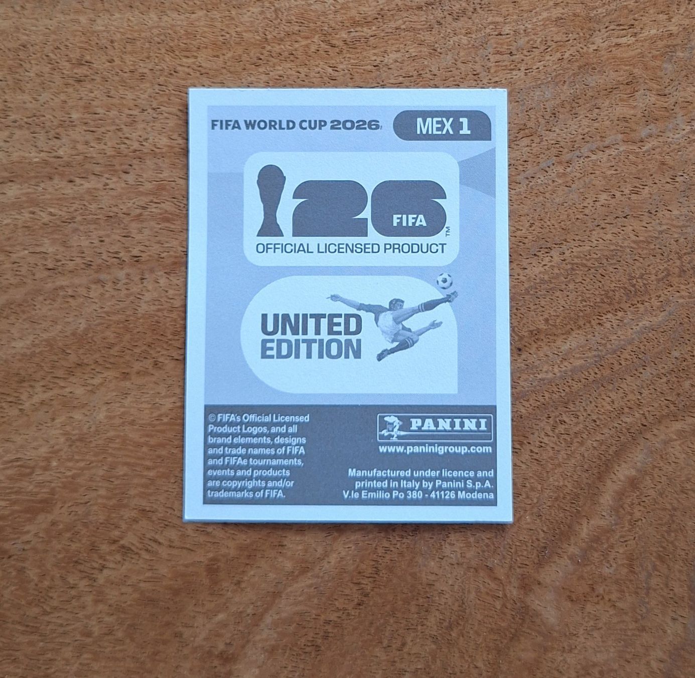 Panini Sammelbilder & Trading cards: Panini MEX 1 – Neu (gemäss Beschreibung) aus Romanens von Crocette 1