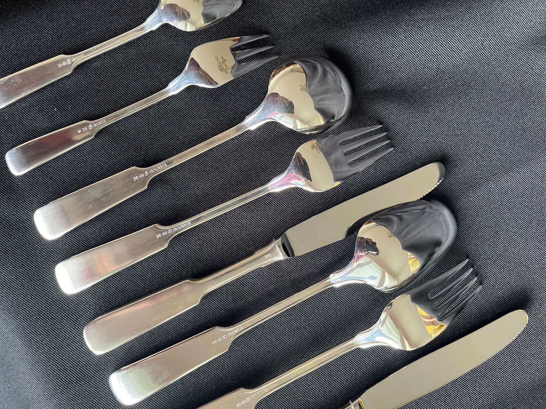 Set di posate: Berndorf Ensemble de couverts pour 6 personnes – Nuovo (secondo la descrizione) da Morges venduto da bijouxsterling2019 6