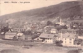 Moutier BE // 1912 Vue générale Jura Bernois