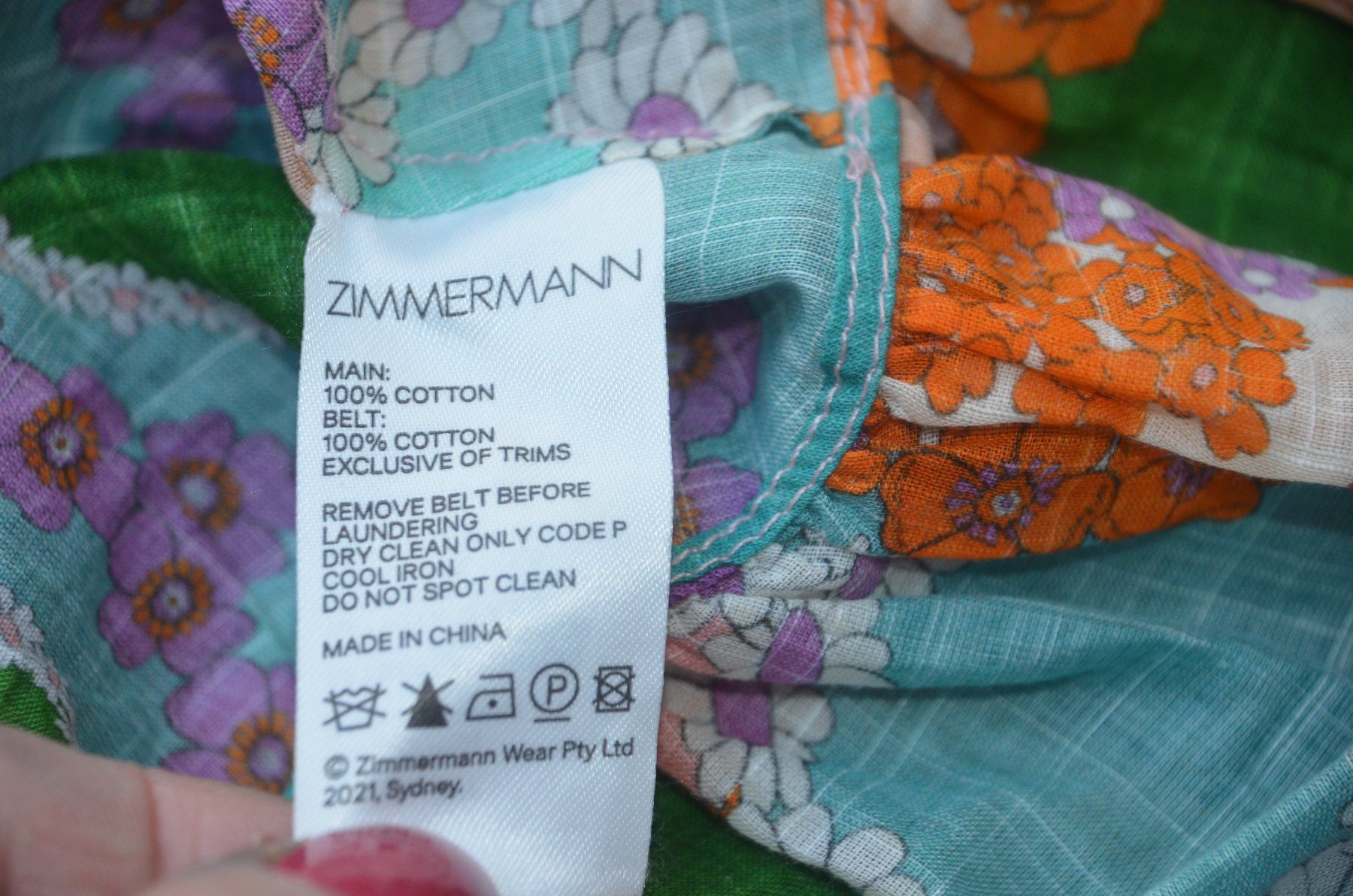 Zimmermann Vestiti: Zimmermann Kleid / robe XS – Usato da Collonges venduto da arashee 6
