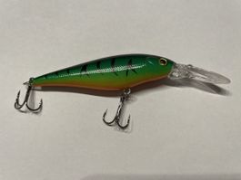 Tiefgänger Green tiger wobbler 8cm angelköder fischen
