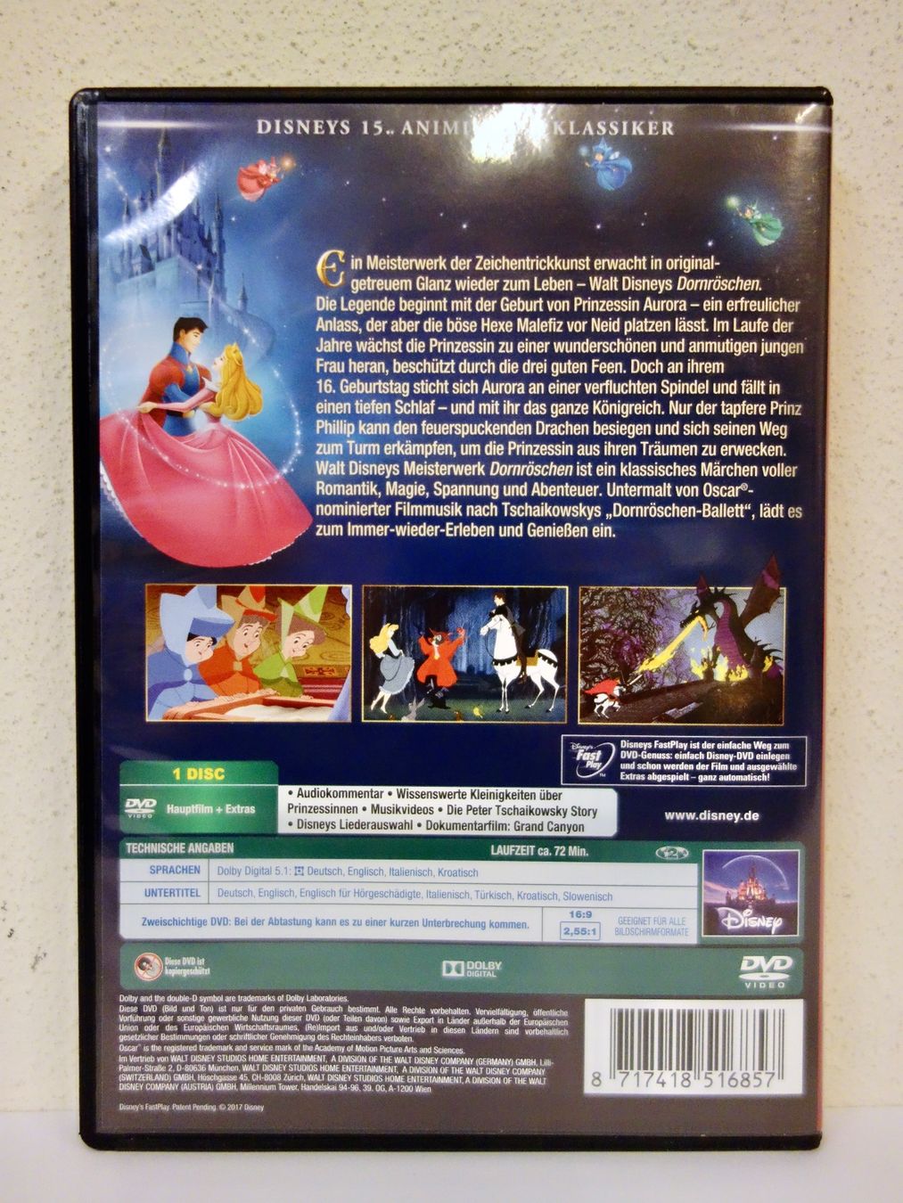 Tutti i DVDs: DVD DORNRÖSCHEN WALT DISNEY CLASSICS 15 – Usato da Kerzers venduto da wisaundso 2