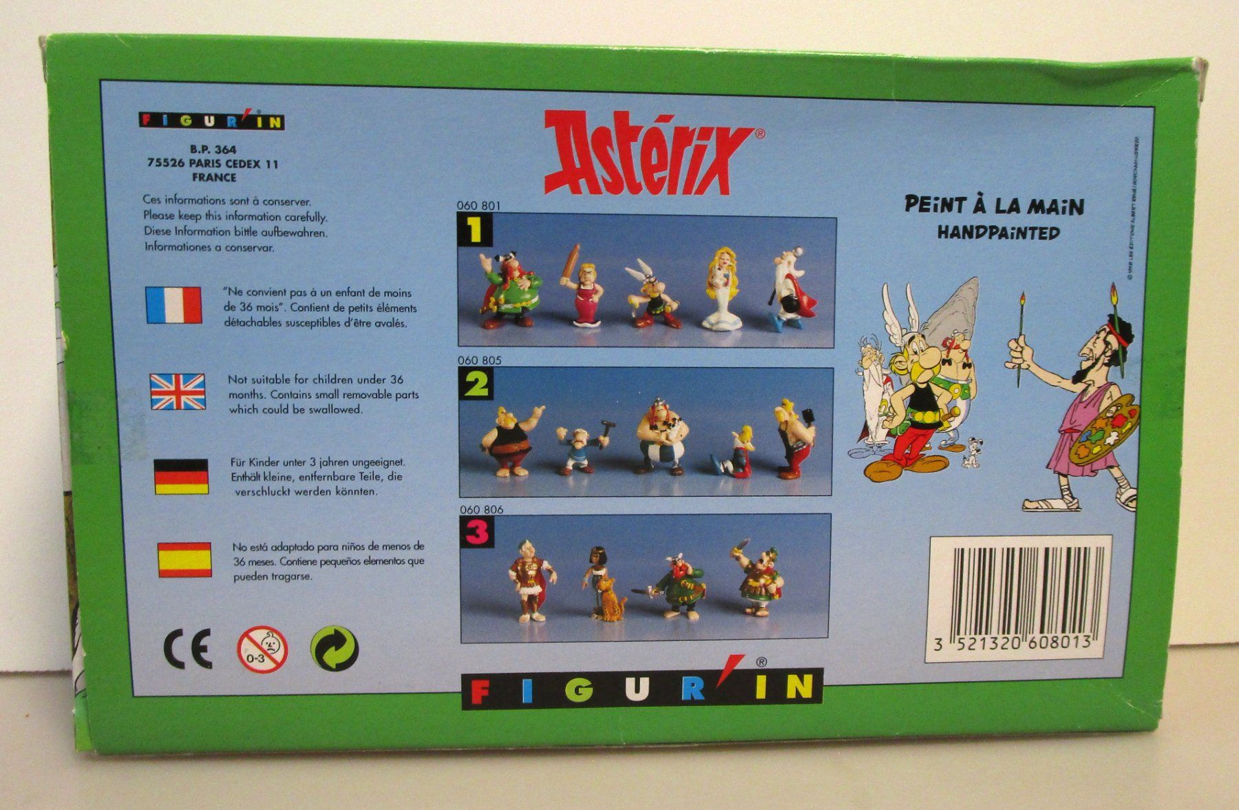 Statuette: COFFRET DE 5 FIGURINES ASTÉRIX PLASTOY 1998 – Usato da Chêne-Bourg venduto da breno56 1