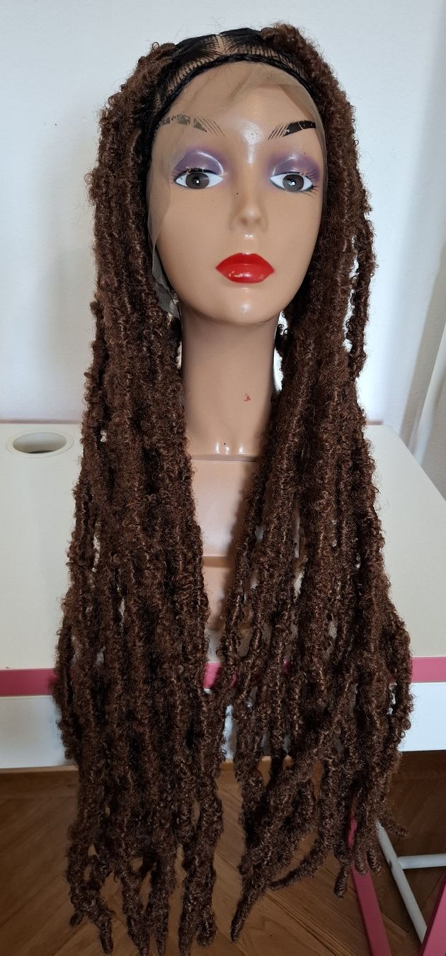 Parrucche: Brown Dreadlock Wig | Rasta Style | Handmade | Lace Front – Nuovo (secondo la descrizione) da Lausanne venduto da usa_xd5k