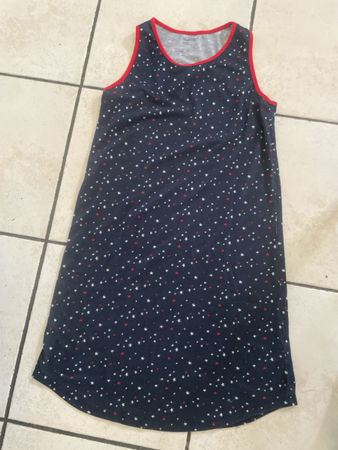 Gap Sleep Kleid/Nachthemd Gr. 158/164 Dunkelblau Sterne Top!