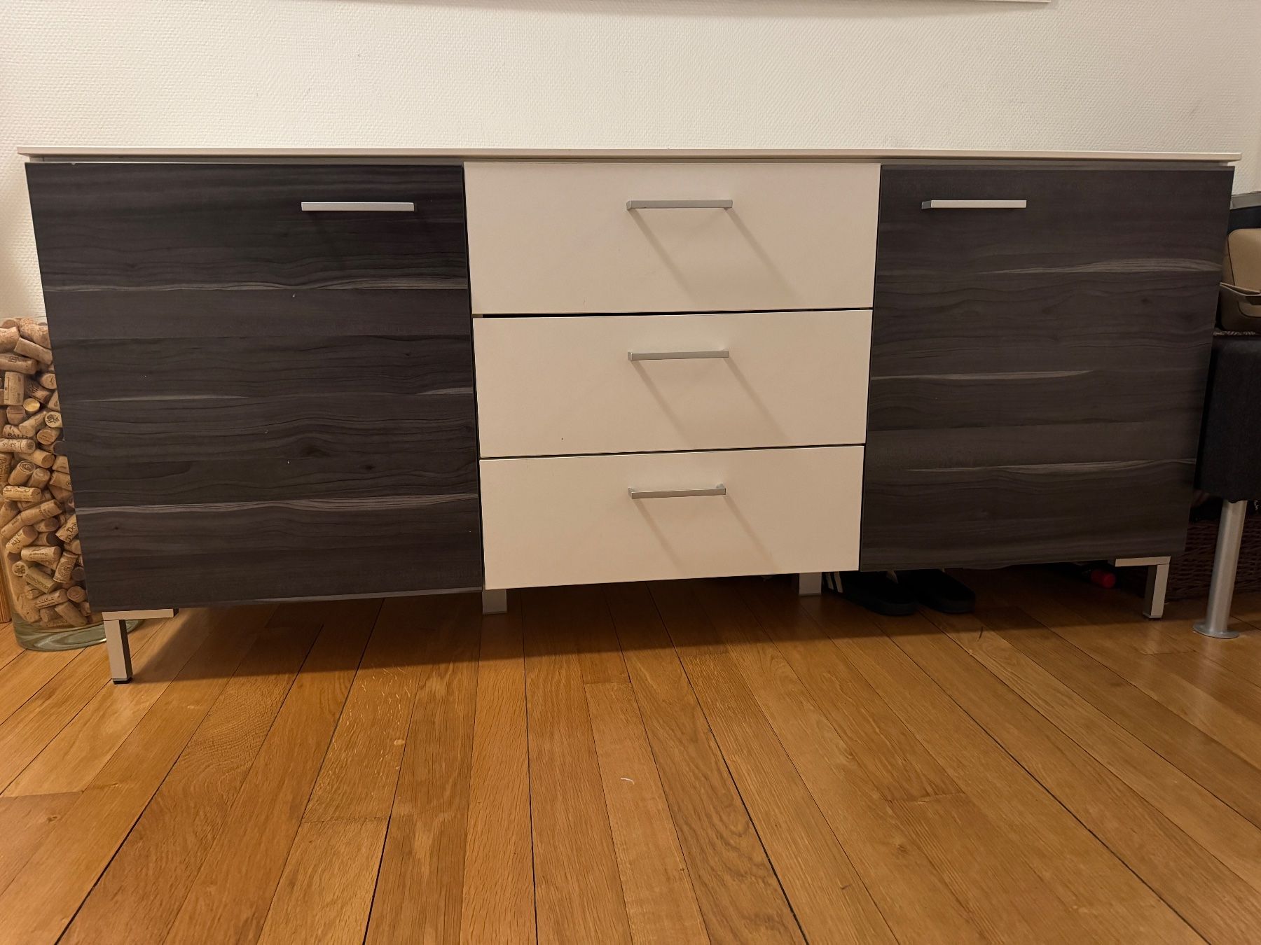 Cassettiere: Sideboard anthrazit/weiss – Usato da Luzern venduto da Banane1901 2