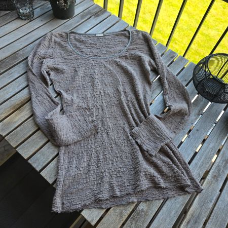 🐸 NILE TUNIKA S LONG SHIRT PULLOVER TOP OBERTEIL TAUPE