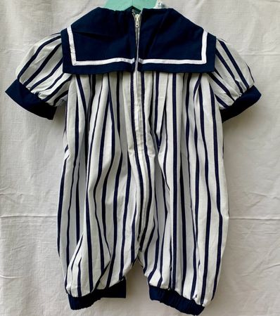 Superbe original ensemble bébé marin vintage NANIN'S 18mois