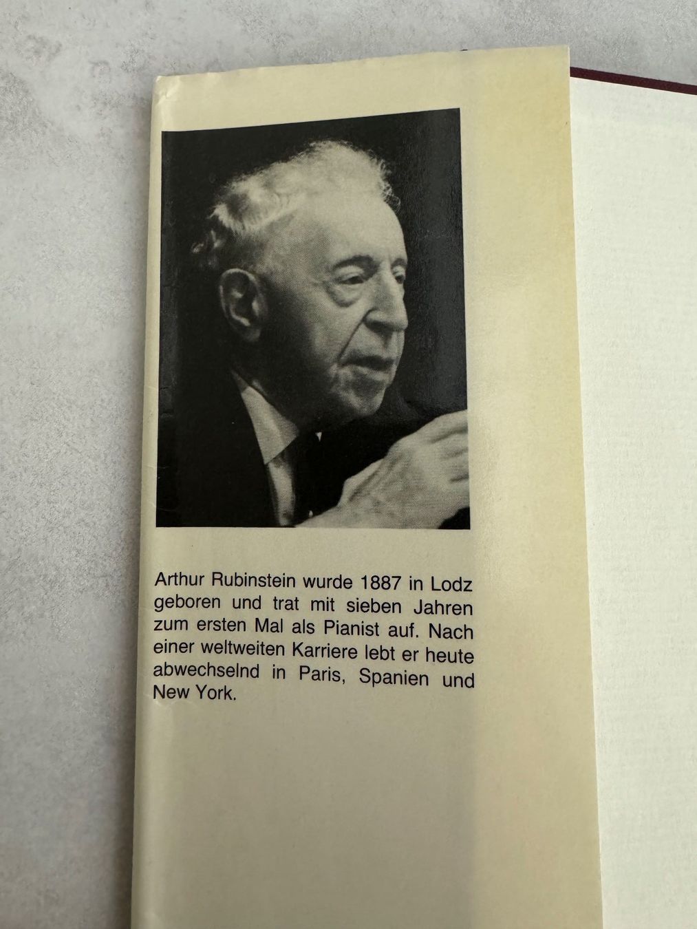 Libri: Arthur Rubinstein - Mein glückliches Leben – Usato da Geroldswil venduto da Jeremy11 2