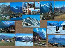📸12 top Postkarten Berner Oberland Zeitzeugen Post gelaufen