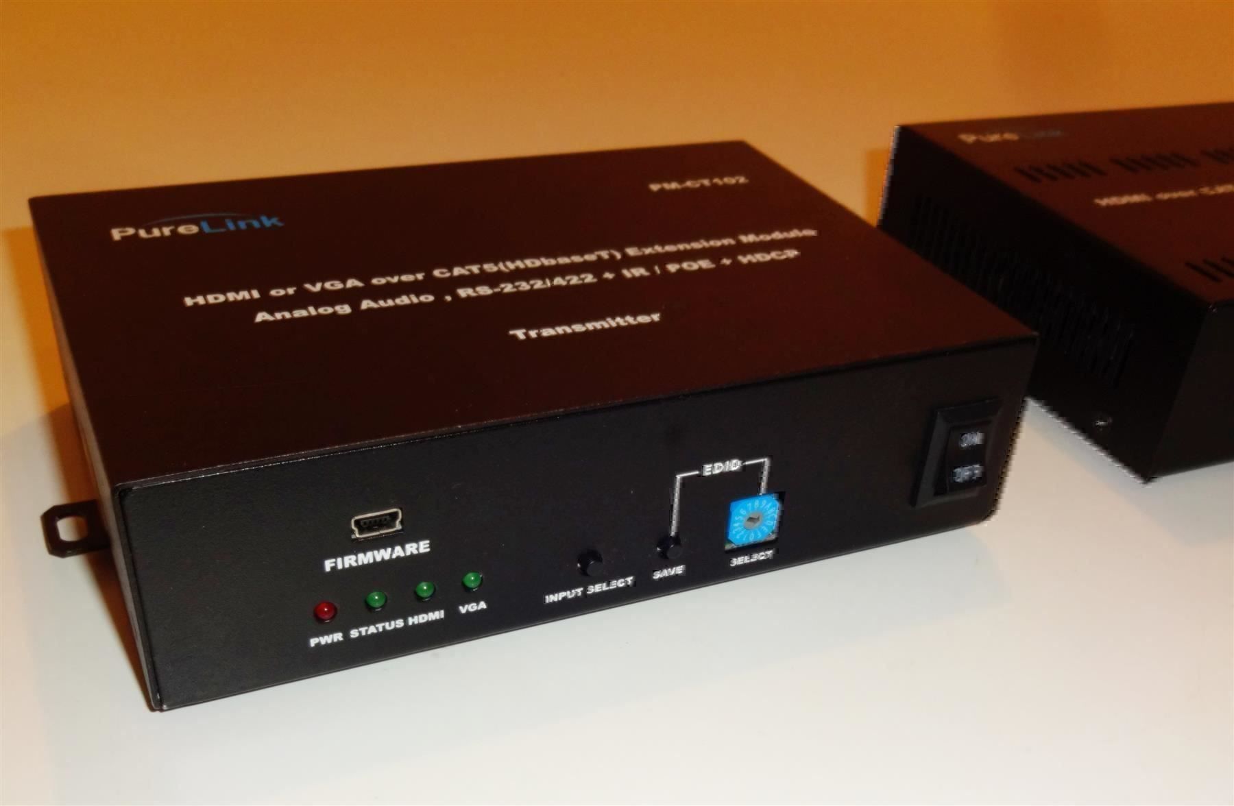 Convertitori: PureLink HDMI CatX HDBaseT Extender – Usato da St. Gallen venduto da WWL 2